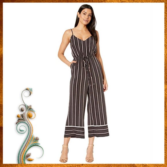 Vince Camuto Sleeveless Stripe Cami Jumpsuit - Picture 4 of 5